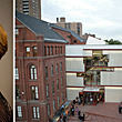 From L to R: Dagmar Richter and Higgins Hall, which is home to the Undergraduate Architecture Department. (Photo Credits: Zachary Tyler Newton and Rene Perez.)