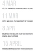 Lecture Line-up