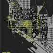 A site analysis of San Diego’s urban core from the Gensler-NSAD design studio. Students are envisioning the future downtown area in 2050 to identify potential design challenges and solutions. Credit: Ei Khin Khin