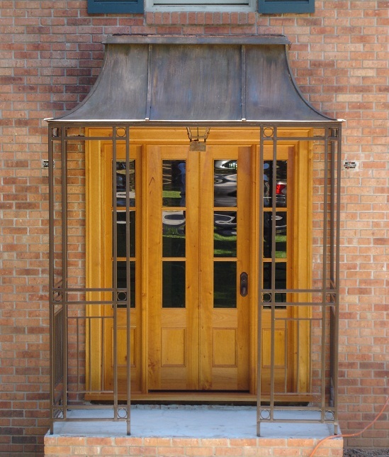 Custom Copper Awnings and Overhangs for Entryways Joel Misita Archinect
