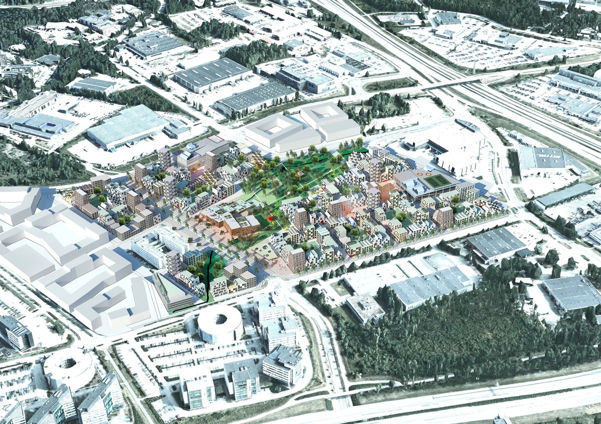 Urban plan Vantaa Finland ai
