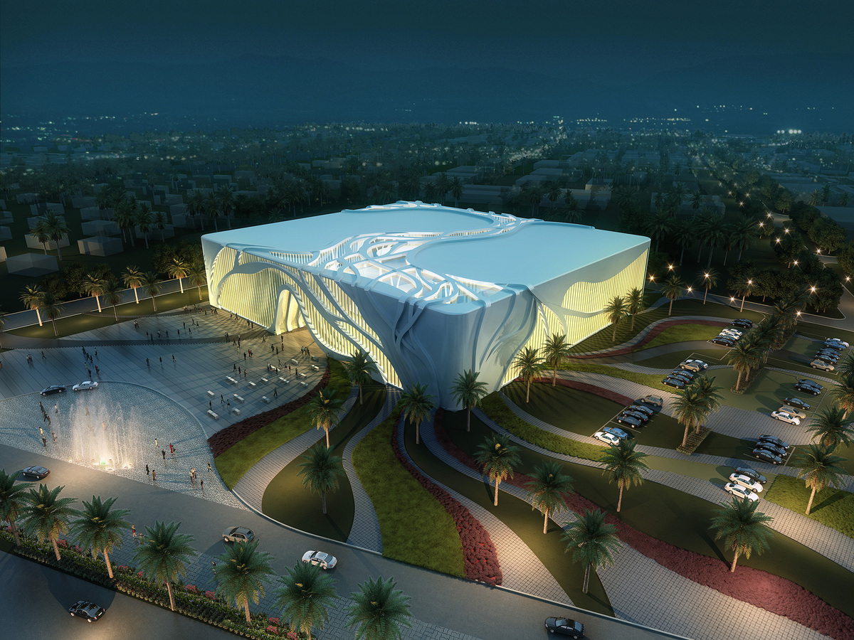 Qatar Sports Complex RAWNYC Architects Archinect