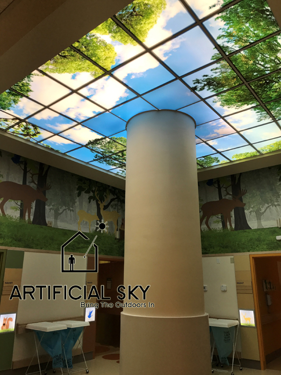Dental Office Ceiling Art & LED Skylights Artificial Sky Archinect