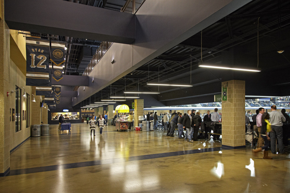 University of Notre Family Ice Arena ROSSETTI Archinect