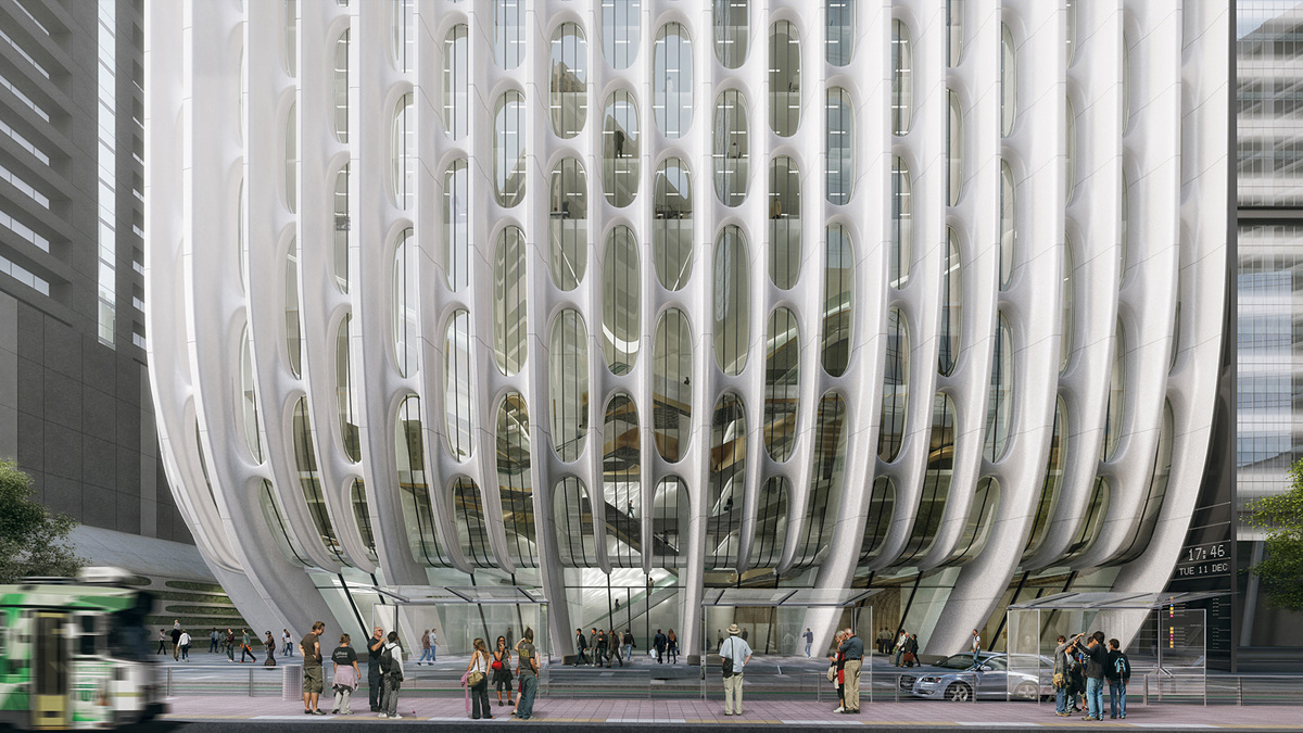 Tour Zaha Hadid's "stacked vases" tower in Australia News Archinect