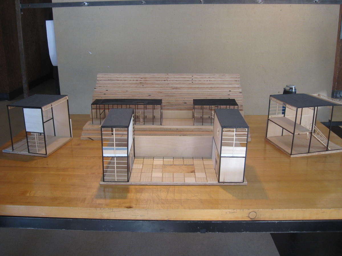 Eames house model Eames house model