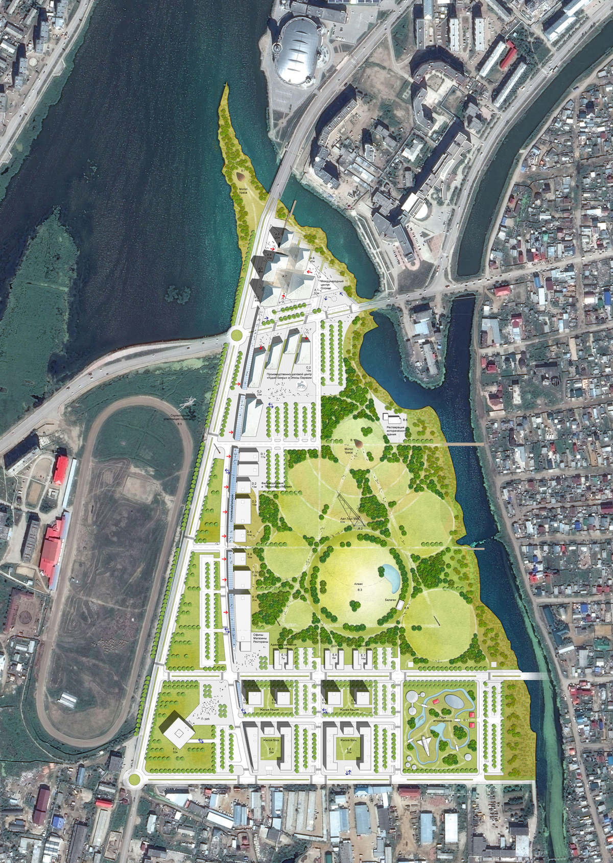 Urban plan Yakutsk