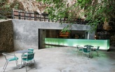 Bar in the Caves of Porto Cristo. Majorca. Spain