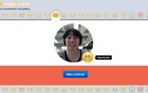 Me-moji.com: an online photobooth and gallery to share your emoji (emoticon) faces!
