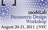 modeLab Parametric Design Workshop | NYC