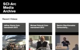 SCI-Arc Launches Comprehensive Media Archive at sma.sciarc.edu