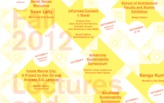 Woodbury School of Architecture: Fall 2012 Lecture Series and Events Calendar