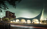 Prishtina Central Mosque Entry by Taller 301 and L+CC