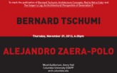 Book: Bernard Tschumi and Alejandro Zaera-Polo in Conversation