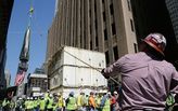 Spire hoisted to top of One World Trade Center