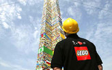 Record breaking lego tower in Seoul