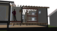 ArchiCAD 14 BIM Modeling - Small Thoughtful Lake Home Addition