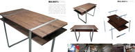 Walnut and Steel