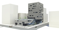 URBAN SPACE WEAVING - Multi-Use Building Type For Houston