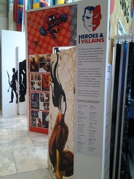 comic exhibit-wayfinding