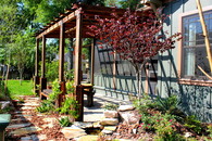 Reclaimed Heart Pine Pergola