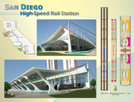San Diego High Speed Rail Station-Long span Design