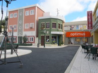 Open air scenographic city