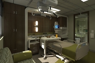 Paradise Valley Hospital Telemetry Unit Patient Room Mock-Up