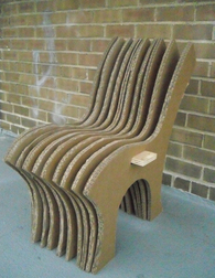 Cardboard Chair - No Adhesive 