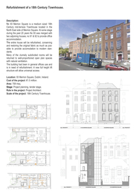 Refurbishment of an 18th Century Townhouse, Merrion Square, Dublin