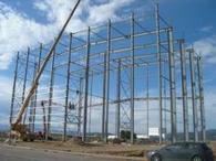 Construction of a large format sintered ceramics factory at Almazora (Castellón).