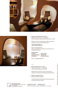 AFFINITIES Installation by Jacques Jarrige, Gio Ponti, George Nakashima 