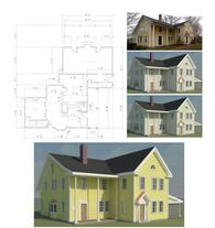 Floor Plan As-built + Color Study