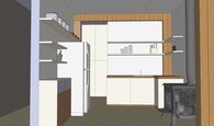Renovation of a basement space at a stone house