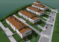 Social housing complex (70 apartments), facilities and Urbanization.