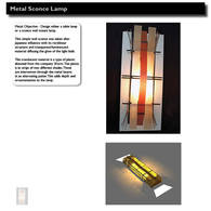 Metal Sconce Lamp