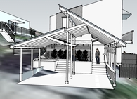 Mill Valley Residence Exterior Retrofit - Carport