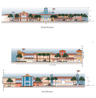 Cabo Paradise Condominium North & East Elevations