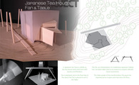 Japanese Tea House, Fan & Table