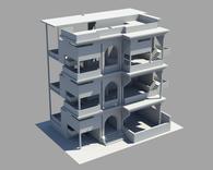 Game asset creation - Architecture, house, karachi