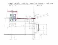 7. Section Diagram of Zone for Ductwork in Front Entry