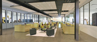 Open Office Collaboration Area Concept