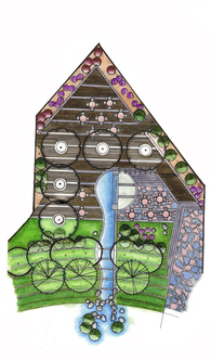 Rendered Plan and Section View