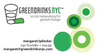 Green Drinks NYC Graphics