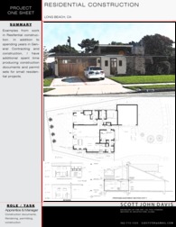 RESIDENTIAL DESIGN WORK