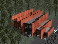 NJIT Design + Build Masonry Competition, Public Library