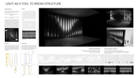 Light as a tool to break the structure. 