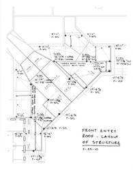 4. Sketch Layout of Front Entry Roof Structure