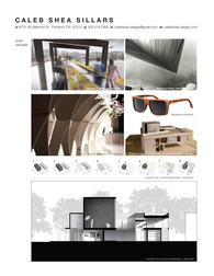 Portfolio may be reviewed at calebshea-design.com.