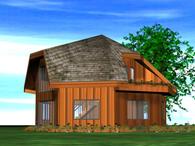 Octagon wooden house at Canada